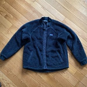 Patagonia sherpa button up fleece jacket Small READ DESCRIPTION